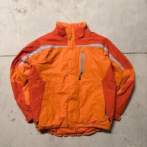 L.L. Bean Jacket Men Medium Regular Orange Mountain Classic Windbreaker